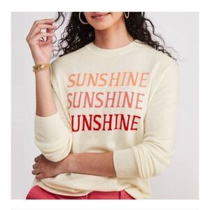 Vineyard Vines Women’s Intarsia Sunshine Cashmere Crewneck Sweater